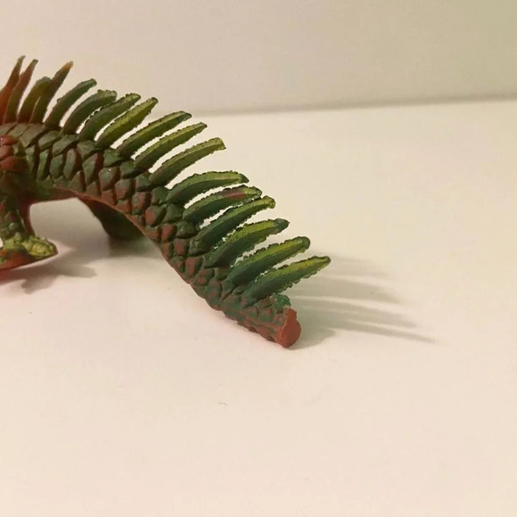 Vintage Rubber Dragon Jiggler Hong Kong 12 Inch Rubbery Toy Figure Broken Tail - Picture 6 of 16